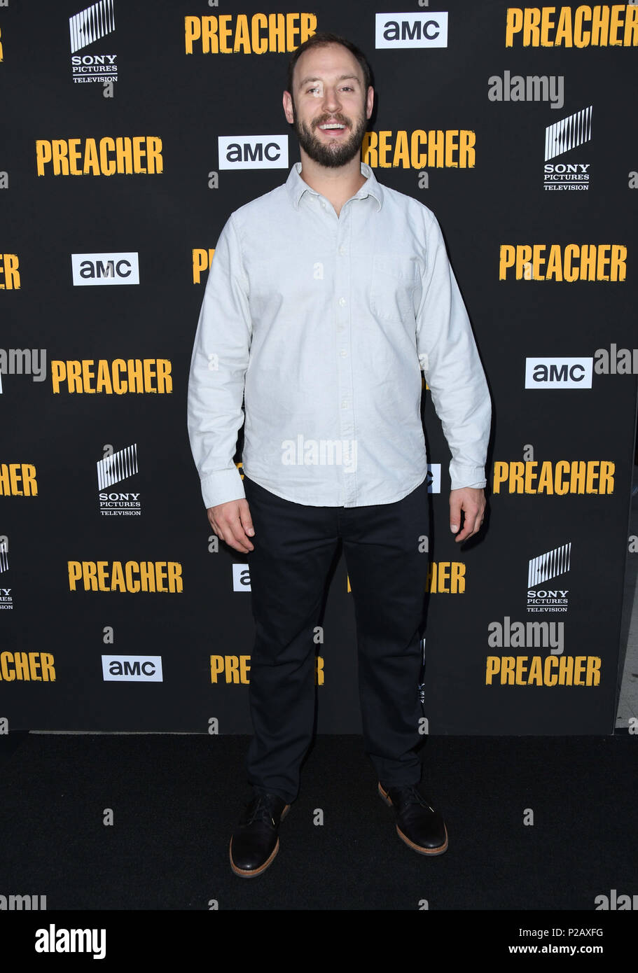 Los Angeles, CA, USA. 14 Juin, 2018. 14 juin 2018 - Los Angeles, Californie - Evan Goldberg. L'AMC ''Pasteur'' Saison 3 Premiere partie tenue à l'âtre et Hound. Crédit photo : Birdie Thompson/AdMedia Crédit : Birdie Thompson/AdMedia/ZUMA/Alamy Fil Live News Banque D'Images