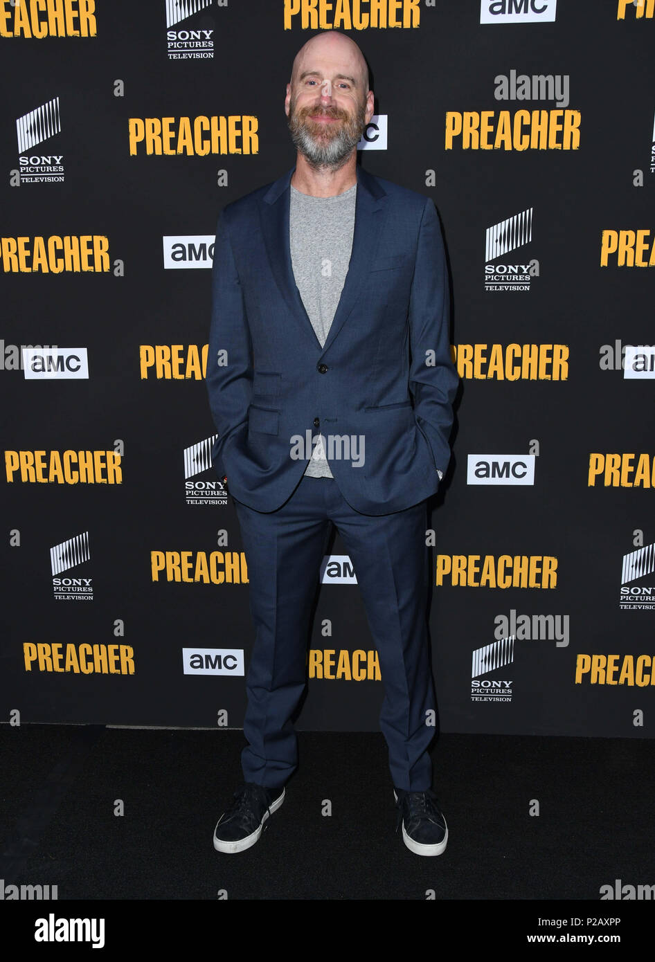 Los Angeles, CA, USA. 14 Juin, 2018. 14 juin 2018 - Los Angeles, Californie - Sam Catlin. L'AMC ''Pasteur'' Saison 3 Premiere partie tenue à l'âtre et Hound. Crédit photo : Birdie Thompson/AdMedia Crédit : Birdie Thompson/AdMedia/ZUMA/Alamy Fil Live News Banque D'Images