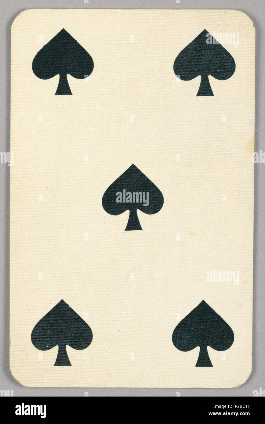 . Anglais : Carte à jouer, 1900 . 1900228 Carte à jouer, 1900 (CH) 18807563 Banque D'Images