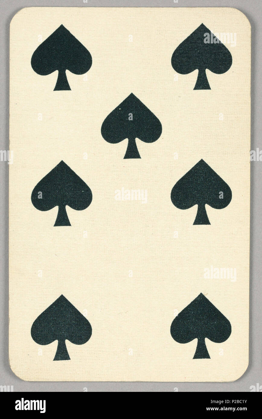 . Anglais : Carte à jouer, 1900 . 1900228 Carte à jouer, 1900 (CH) 18807569 Banque D'Images
