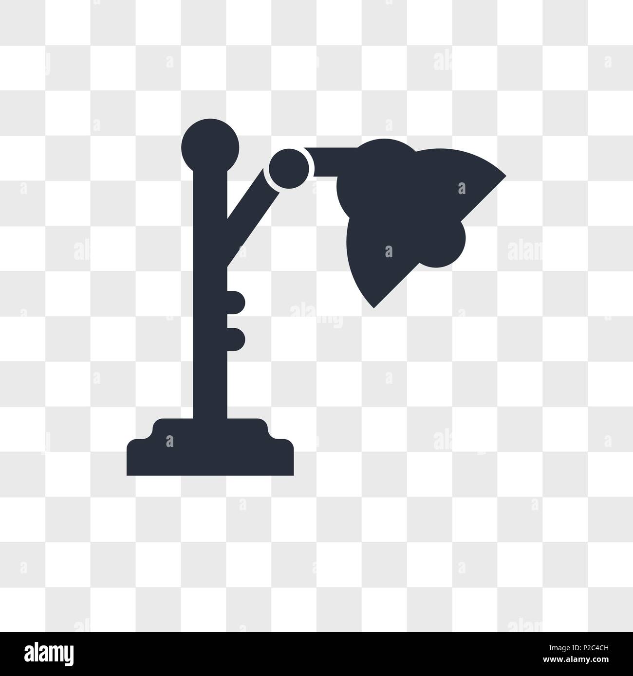 Lampe De Bureau Icone Vecteur Isole Sur Fond Transparent Lampe De Bureau Concept Logo Image Vectorielle Stock Alamy