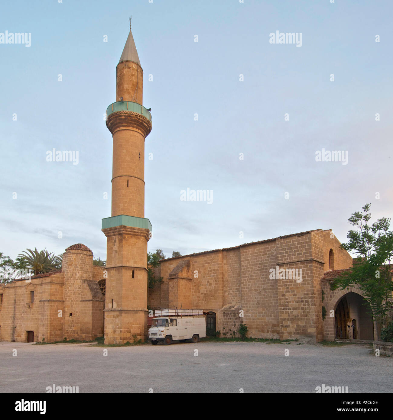 La mosquée Omeriye dans la vieille ville de Nicosie Nicosie, Chypre Banque D'Images