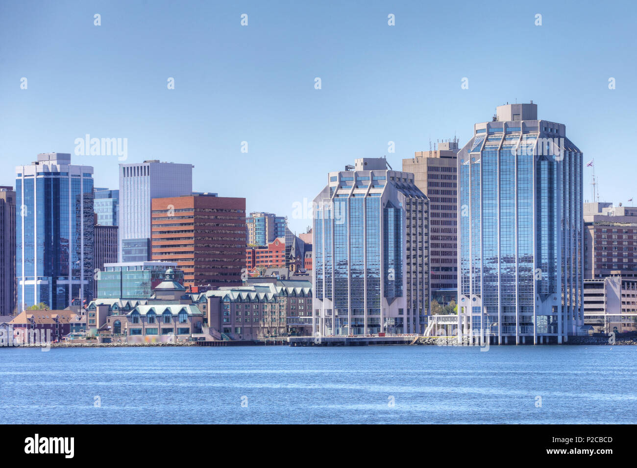 La ville de Halifax, Nouvelle-Écosse le matin Banque D'Images