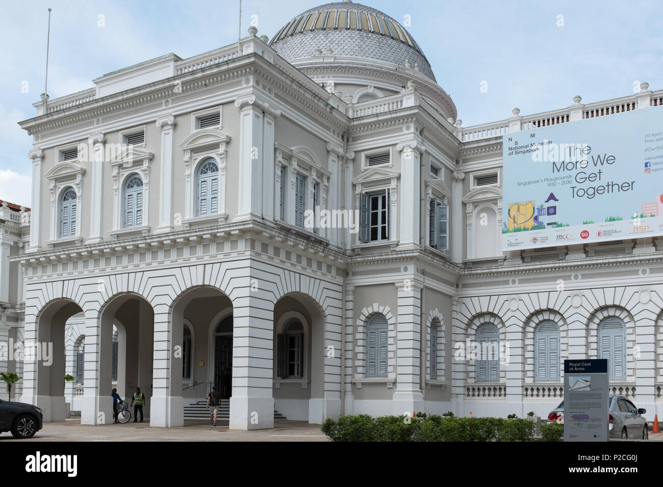 Le Musée National de Singapour, près de Fort Canning à Singapour Banque D'Images