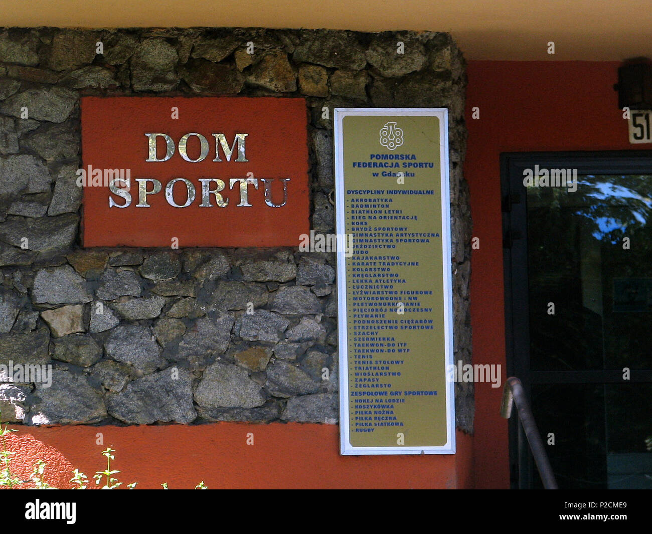 42 Direction générale de la Poméranie polonaise de l'Association de football à Gdańsk - 2 Banque D'Images