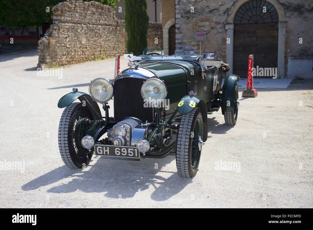 Bentley, 4,5 litre S. C., 1930, musée, musée Mille Miglia, Mille Miglia, 1000 Miglia, 1000 Horgen, Brescia, Lombardie, Italie Banque D'Images