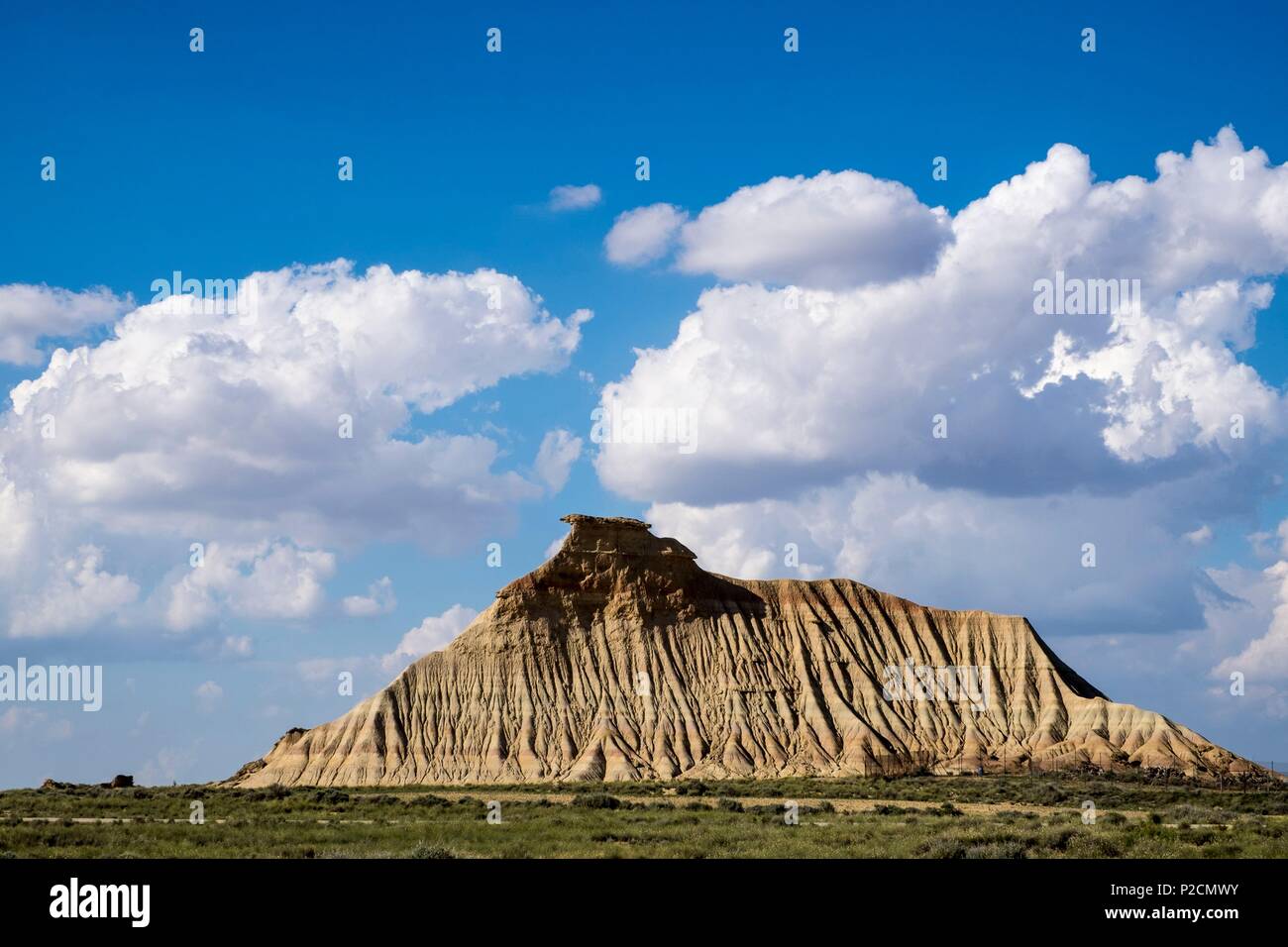 L'Espagne, Navarre, la Réserve de biosphère, Bardenas Reales et Parc Naturel Banque D'Images