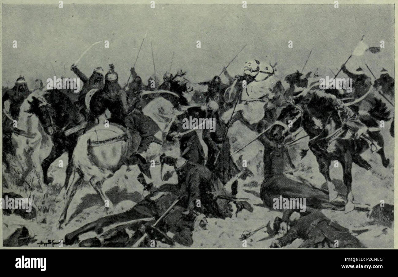 . Date de publication exacte inconnue.. Inconnu 62 Le dernier stan de Rajputs contre Muhammadans Banque D'Images