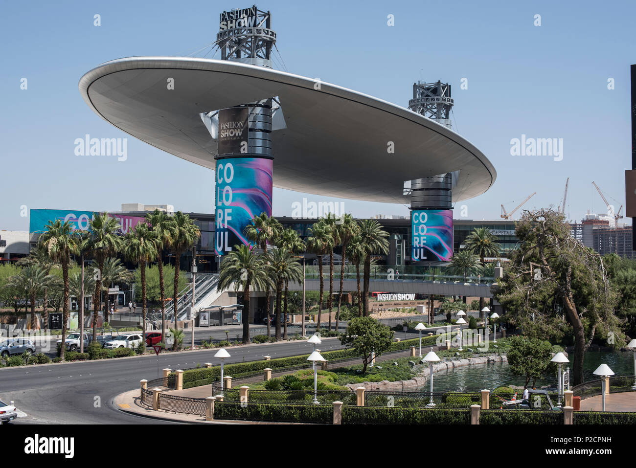 Fashion Show mall le long de la Strip de Las Vegas au Nevada, USA Banque D'Images