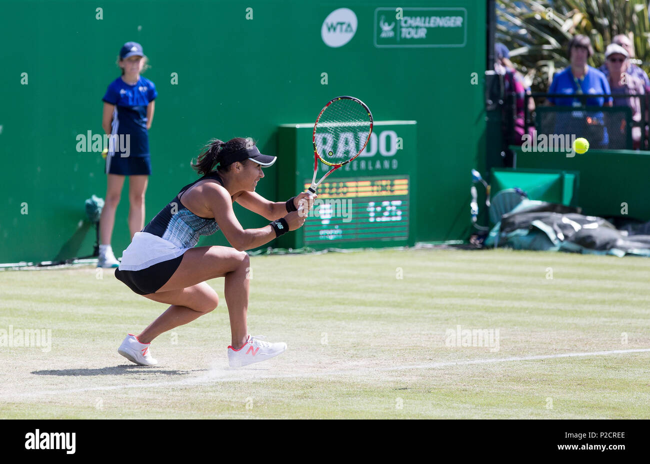 Heather Watson Tennis Player en action Banque D'Images