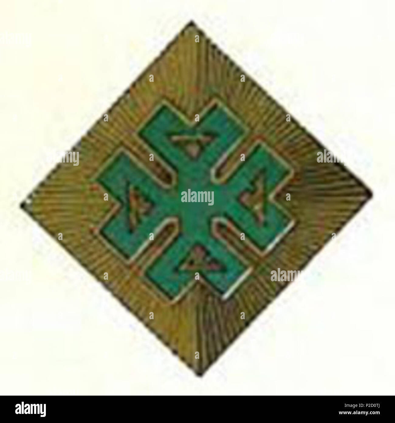 . Étoile de l'ordre Ferdinand I Roumanie . 31 juillet 2014. Kei 60 Star commander Ferdinand I Banque D'Images