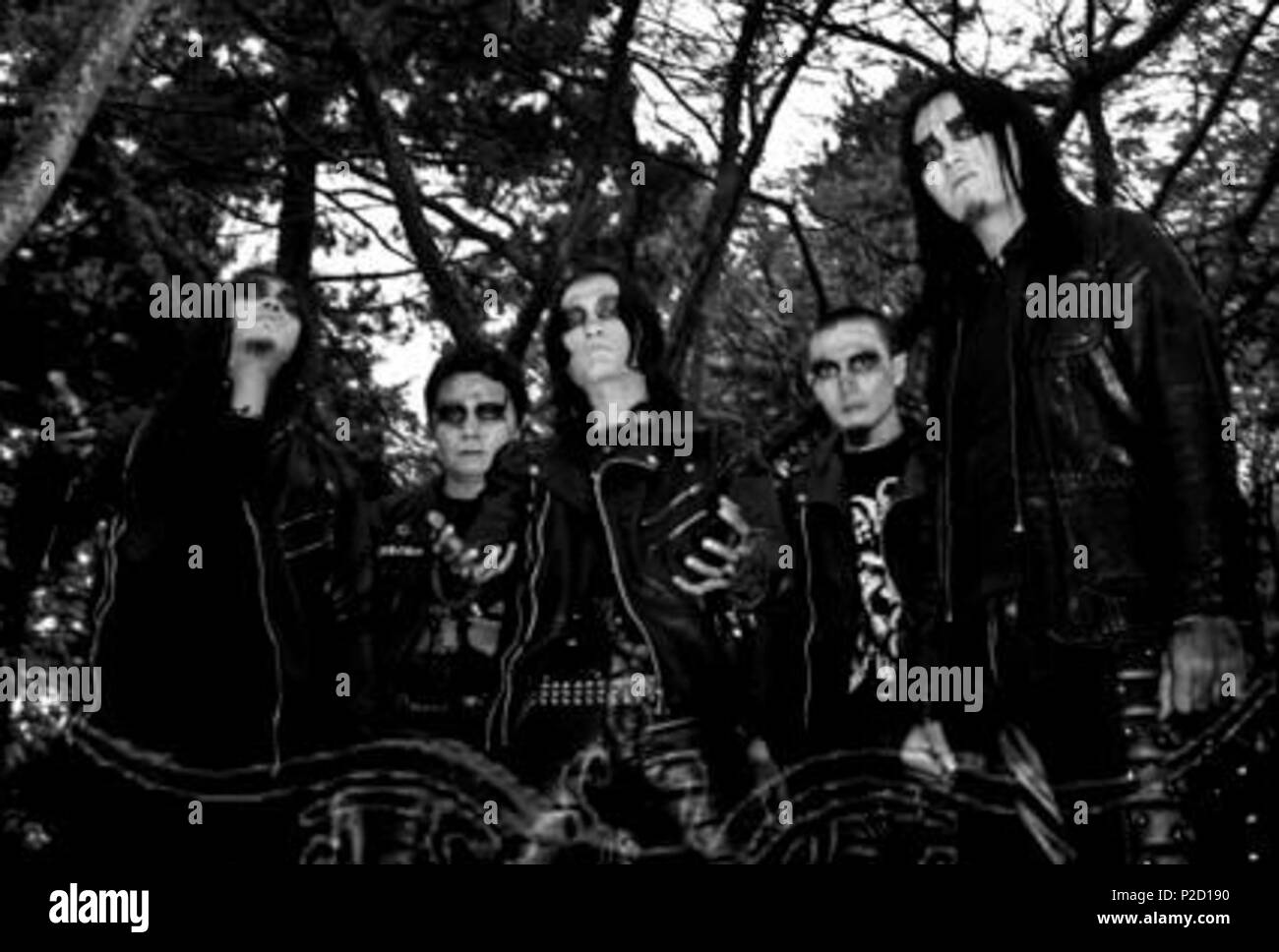 . Anglais : Hellgods, un groupe de black metal de l'Indonésie. . 24 HellgodsBand Hellgods Banque D'Images