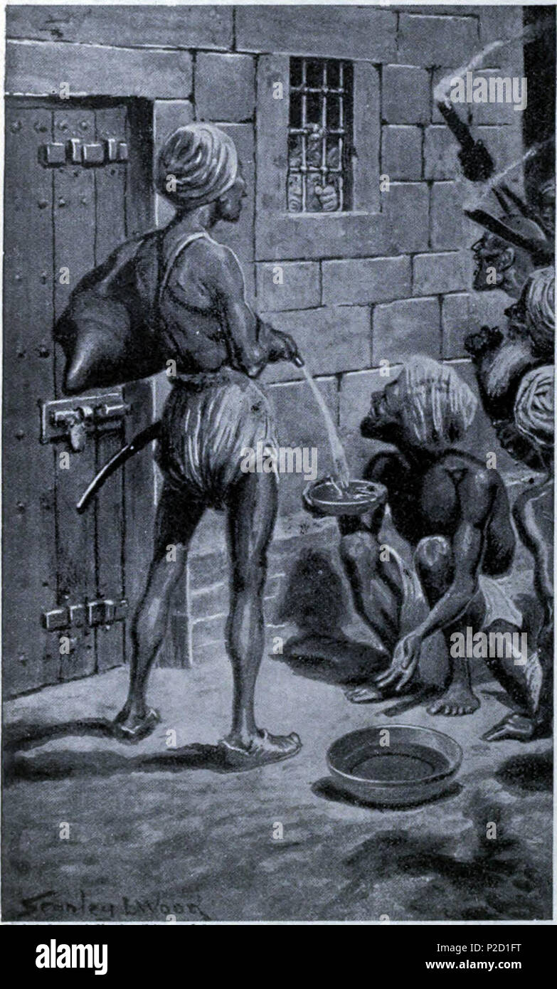 . Date de publication exacte inconnue.. Inconnu 62 Le trou noir" 20 juin 1756 Banque D'Images
