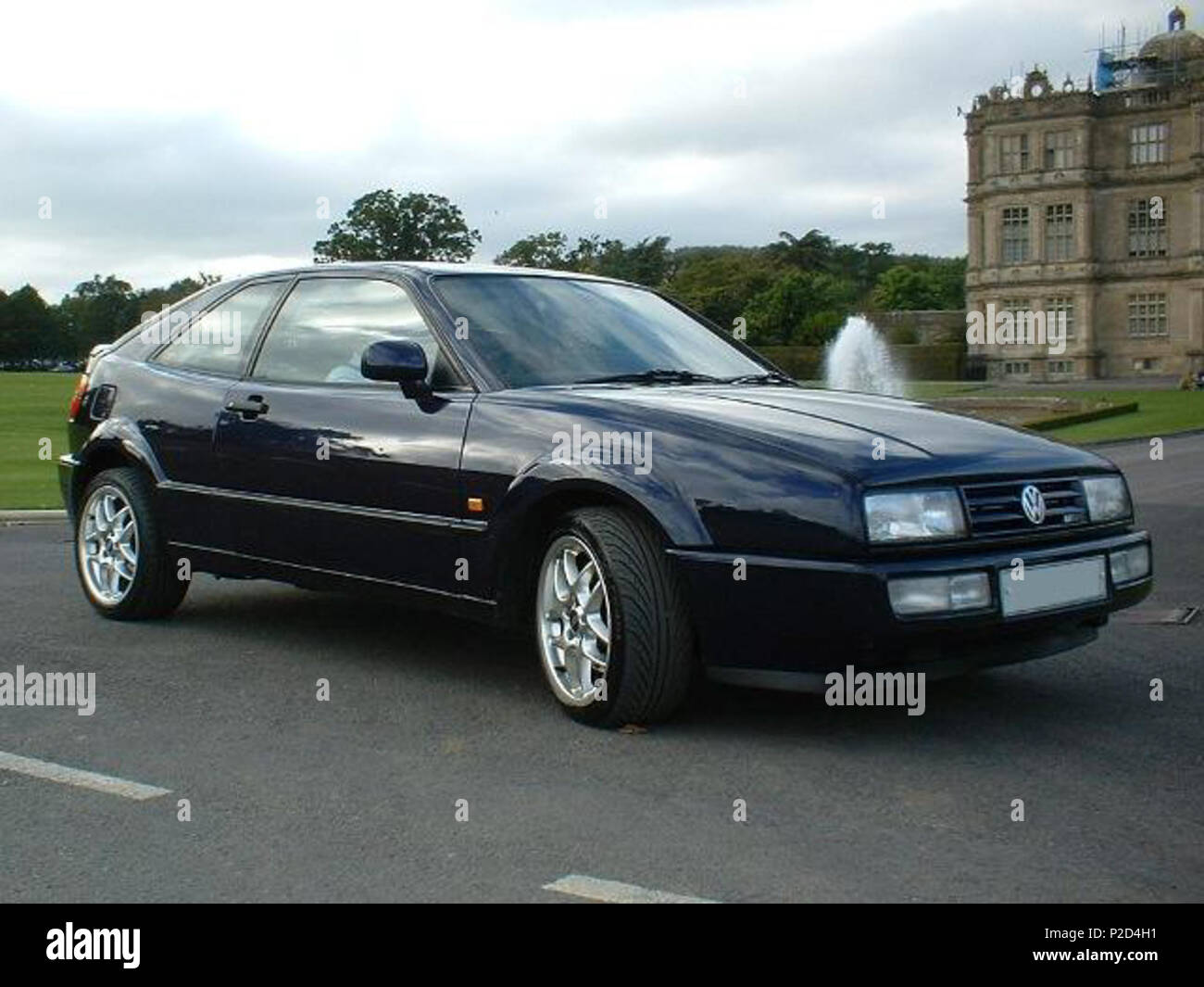 . Volkswagen Corrado VR6 Storm stationné à l'extérieur de Longleat House, dans le Wiltshire, Royaume-Uni. Août 2005 (4 juillet 2005 (en fonction des données Exif)). Becks riche 14 Corrado VR6 Storm Banque D'Images