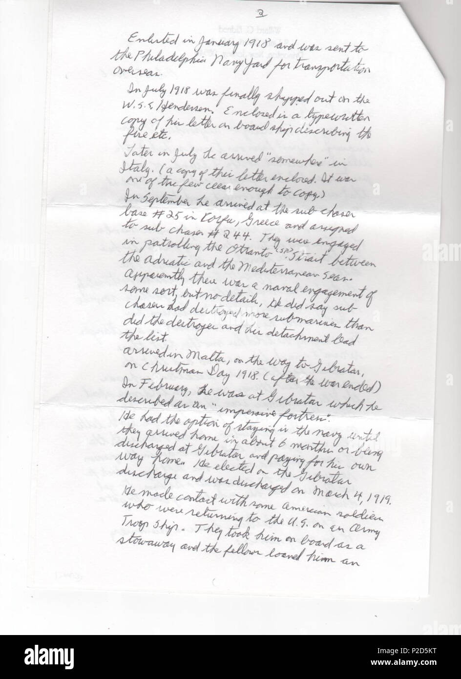 . Anglais : Deuxième page d'une lettre de Willard 'loi' Eldred à son Randy Everette. Eldred était le fils d'Arthur, Eldred Rose la première Eagle Scout dans les Boy Scouts of America. Transcrit le:Eldred Lettre - 2006, voir aussi:auteur:Arthur Eldred Rose . 25 octobre 2006. Arthur Rose 17 Eldred Eldred Lettre2006page2 Banque D'Images