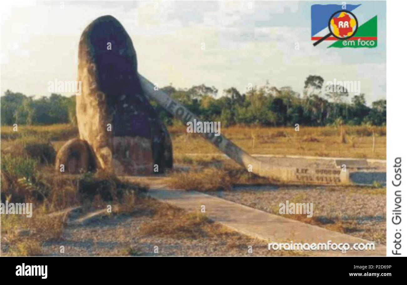 . Modèle:ligne de l'Équateur dans l'État de Roraima, au Brésil. Português : Linha do Equador em Roraima, au Brésil. . Gilvan Costa 20 Foto 03 - Equateur Banque D'Images . Modèle:ligne de l'Équateur dans l'État de Roraima, au Brésil. Português : Linha do Equador em Roraima, au Brésil. . Gilvan Costa 20 Foto 03 - Equateur Banque D'Images