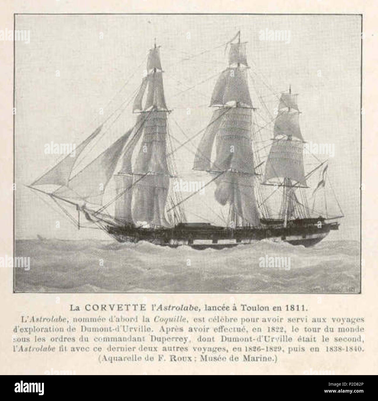 5 Astrolabe Urville Banque D'Images