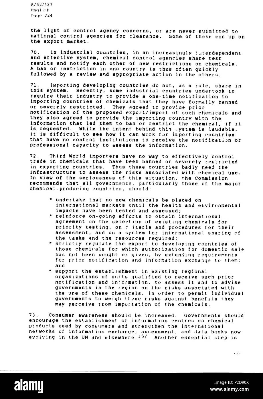 Brundtland 9 Fr-167 Banque D'Images