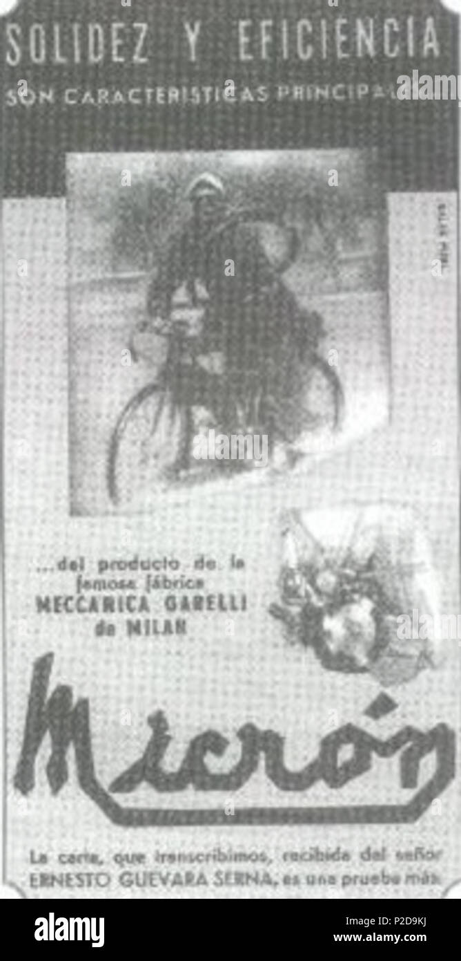 12 - Che Guevara - 1950 Micrón propagande Banque D'Images