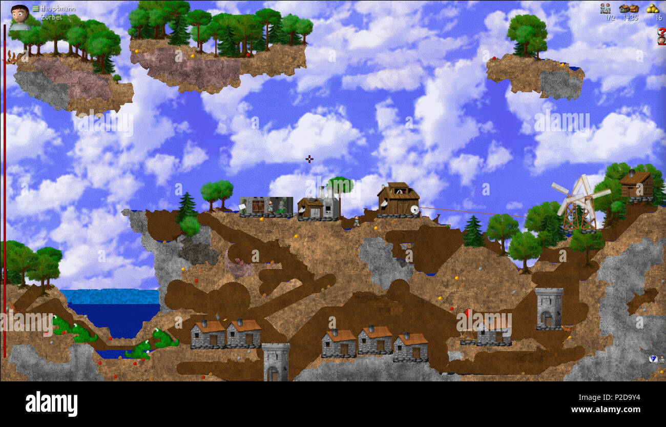 13 Clonk-Endeavor-4.9.5.4-deutsch-écran Banque D'Images