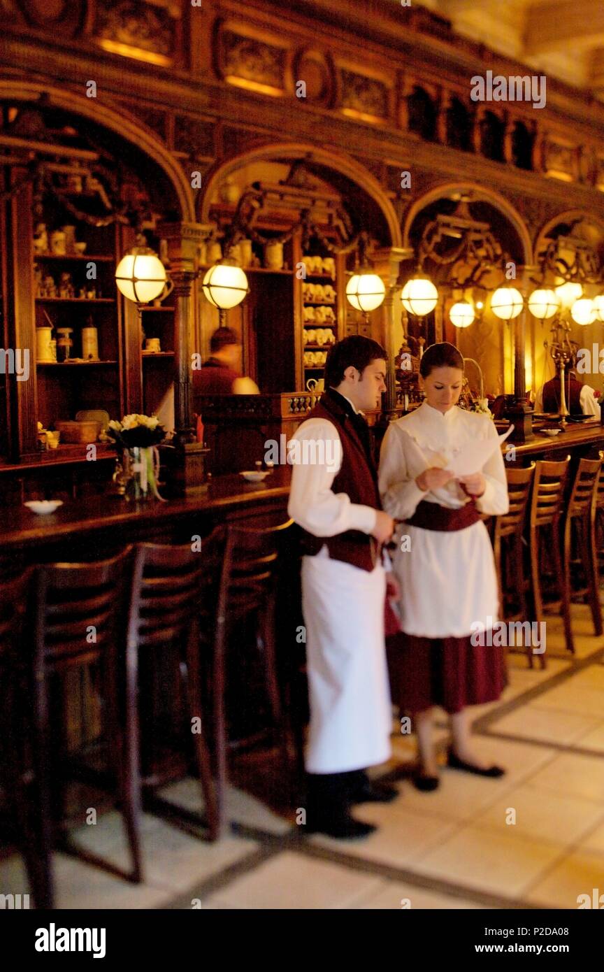 La Russie, Moscou, le café Pouchkine Banque D'Images