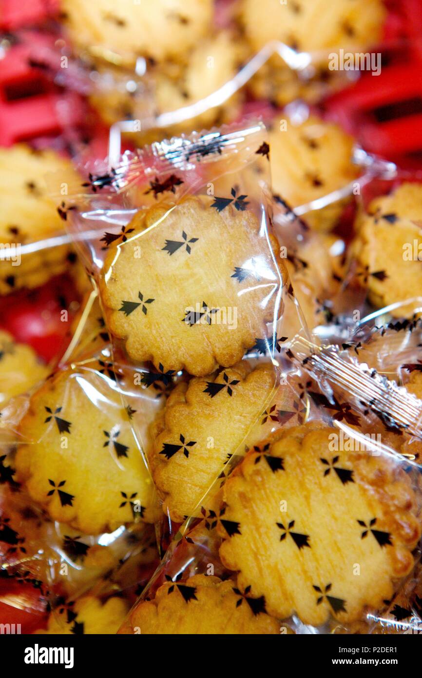 France, Manche, mer d'Iroise, Cap Sizun, Plogoff, la biscuiterie de la Pointe du Raz Banque D'Images