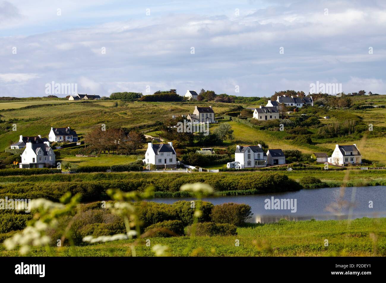 France, Manche, mer d'Iroise, Cap Sizun, Plogoff Banque D'Images
