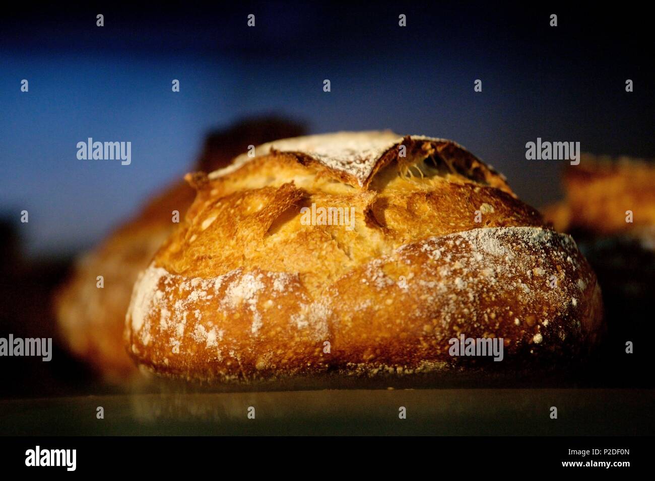 France, Manche, mer d'Iroise, Audierne, Ti Forn pain Boulangerie Banque D'Images