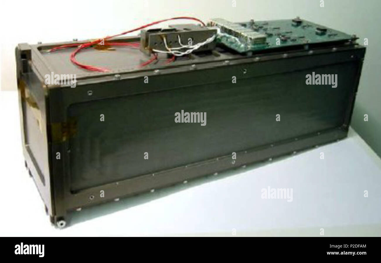 . Anglais : Poly picosatellite canadien version Mk I Déployeur orbitale . 7 décembre 2013, 12:37:29. La California Polytechnic State University 42 Poly picosatellite canadien version Mk I Déployeur orbitale Banque D'Images