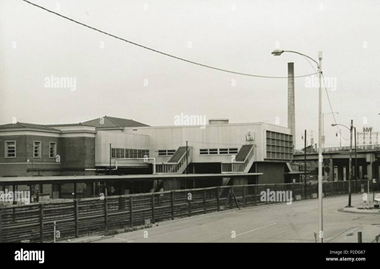 . Anglais : La station de Roanoke abandonné en septembre 1972 . Septembre 1972. Hikki Nagasaki 49 Roanoke N&amp;W, Septembre 1972 Banque D'Images