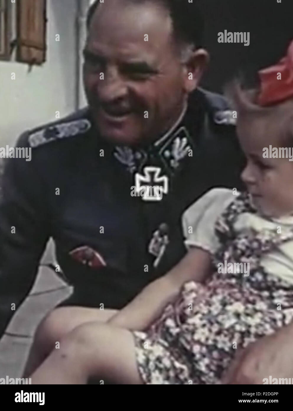 . Josef "Sepp" Dietrich (1892-1966), l'Obersalzberg . vers 1944. Eva Braun 51 1944 à propos de Sepp Dietrich Banque D'Images