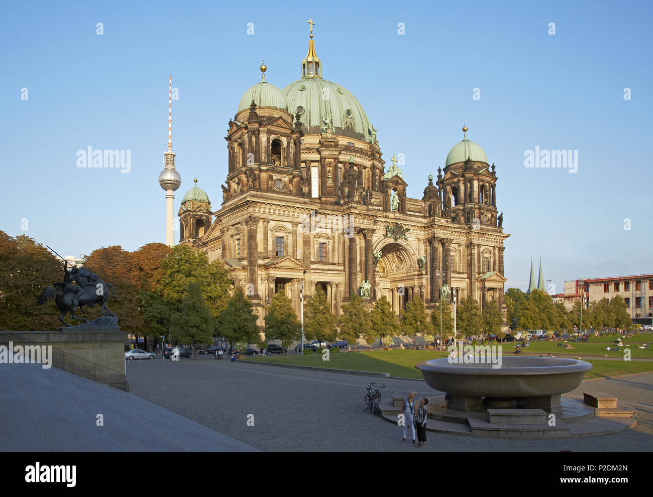 Cathédrale de Berlin sur l'île des musées à Berlin, Germany, Europe Banque D'Images