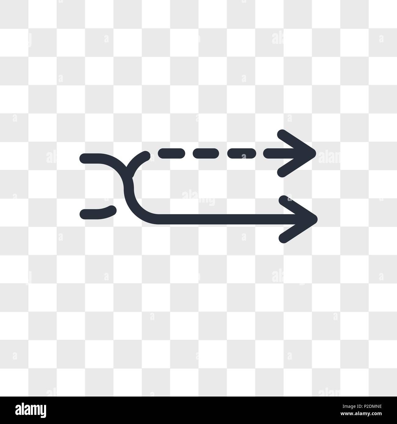 Icône vecteur aléatoire isolé sur fond transparent, Shuffle concept logo Illustration de Vecteur