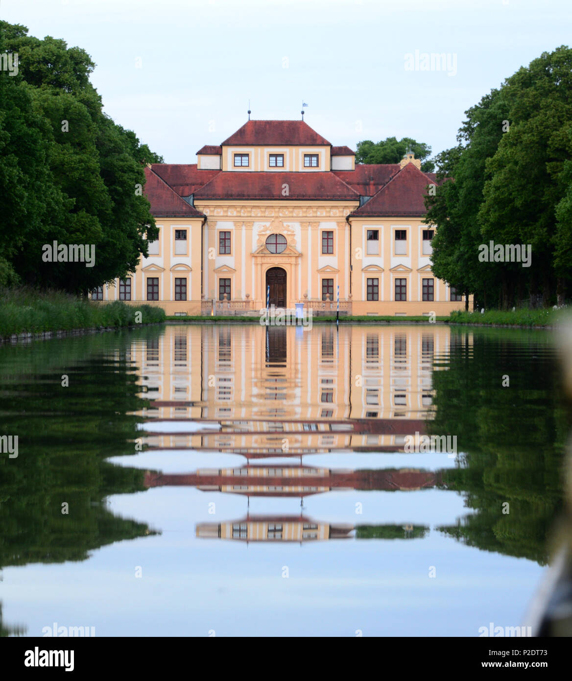 Château Lustheim à Schleissheim, près de Munich, Bavière, Allemagne Banque D'Images