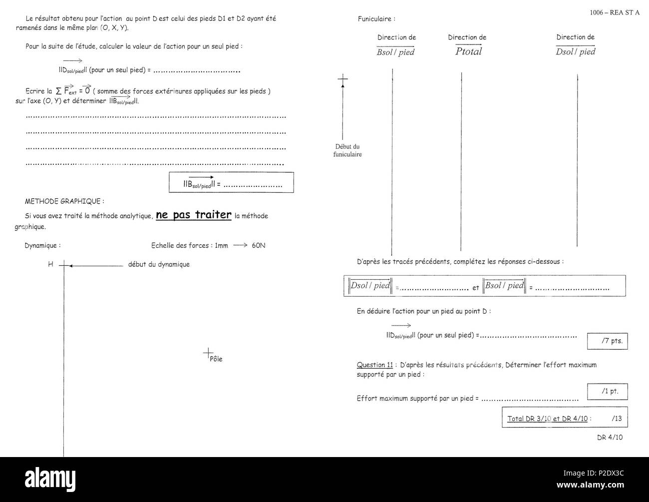6 Bac rocsm 2010 U11 dr4 Banque D'Images