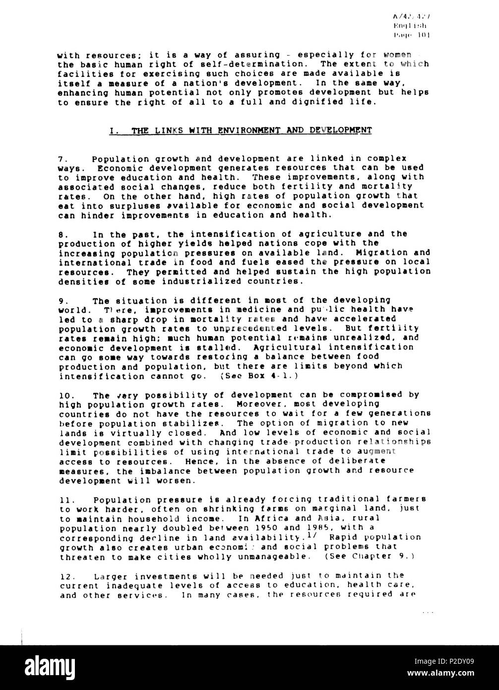 9 fr-100 Brundtland Banque D'Images