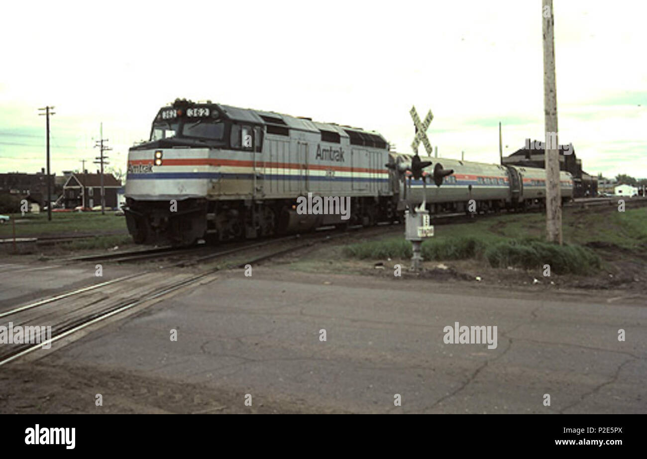 . Anglais : l'étoile du Nord à la station supérieure en juin 1982 . Juin 1982. Hikki Nagasaki 37 Étoile du Nord à la station supérieure, Juin 1982 Banque D'Images