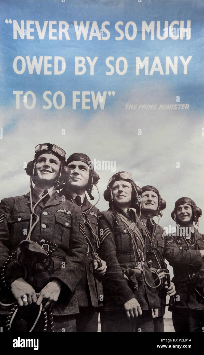 Jamais tant de gens n'ont dû autant à si peu d'affiches de guerre, Banque D'Images