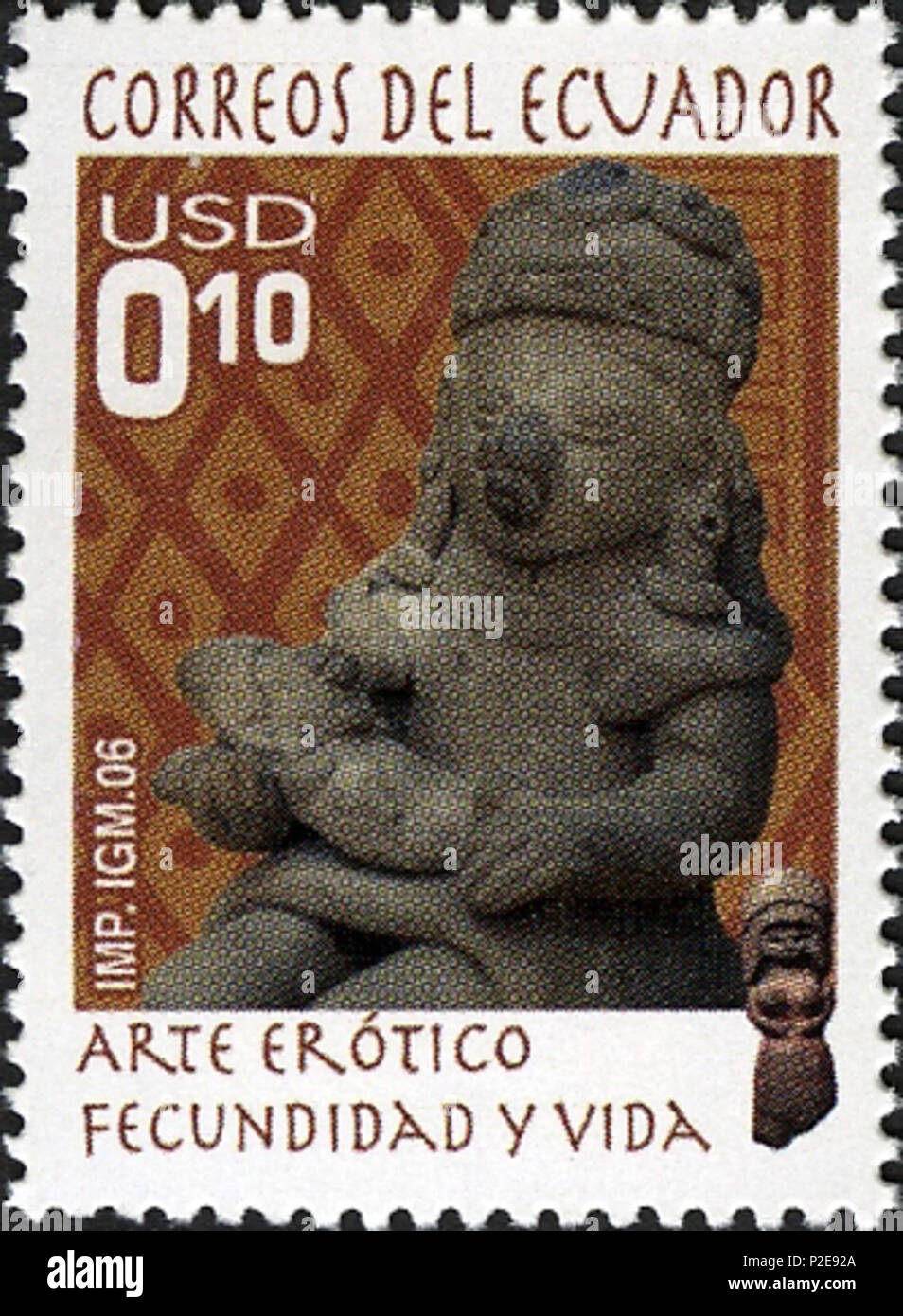 . Rbaycanca Ekvador Az ? : internationai depuis markas ?, 2006 English : les timbres de l'Equateur, 2006 . L'année 2006. Poster de l'Equateur 55 timbres de l'Equateur, 2006-139 Banque D'Images