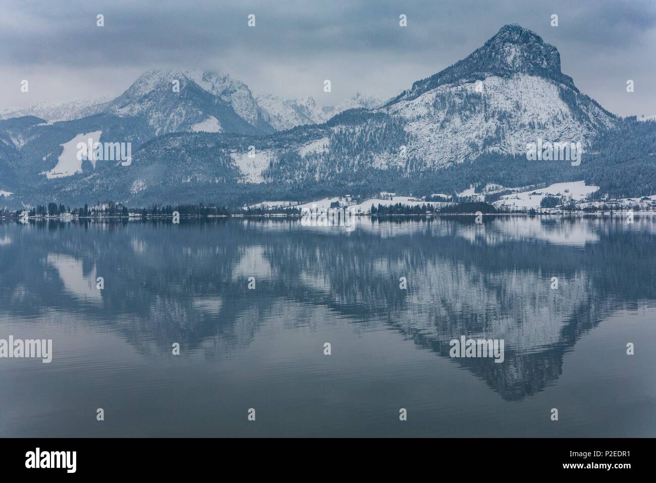 L'Autriche, Haute Autriche, région du Salzkammergut, inscrite au Patrimoine Mondial de l'UNESCO, Sankt Wolfgang (St. Wolfgang) Banque D'Images