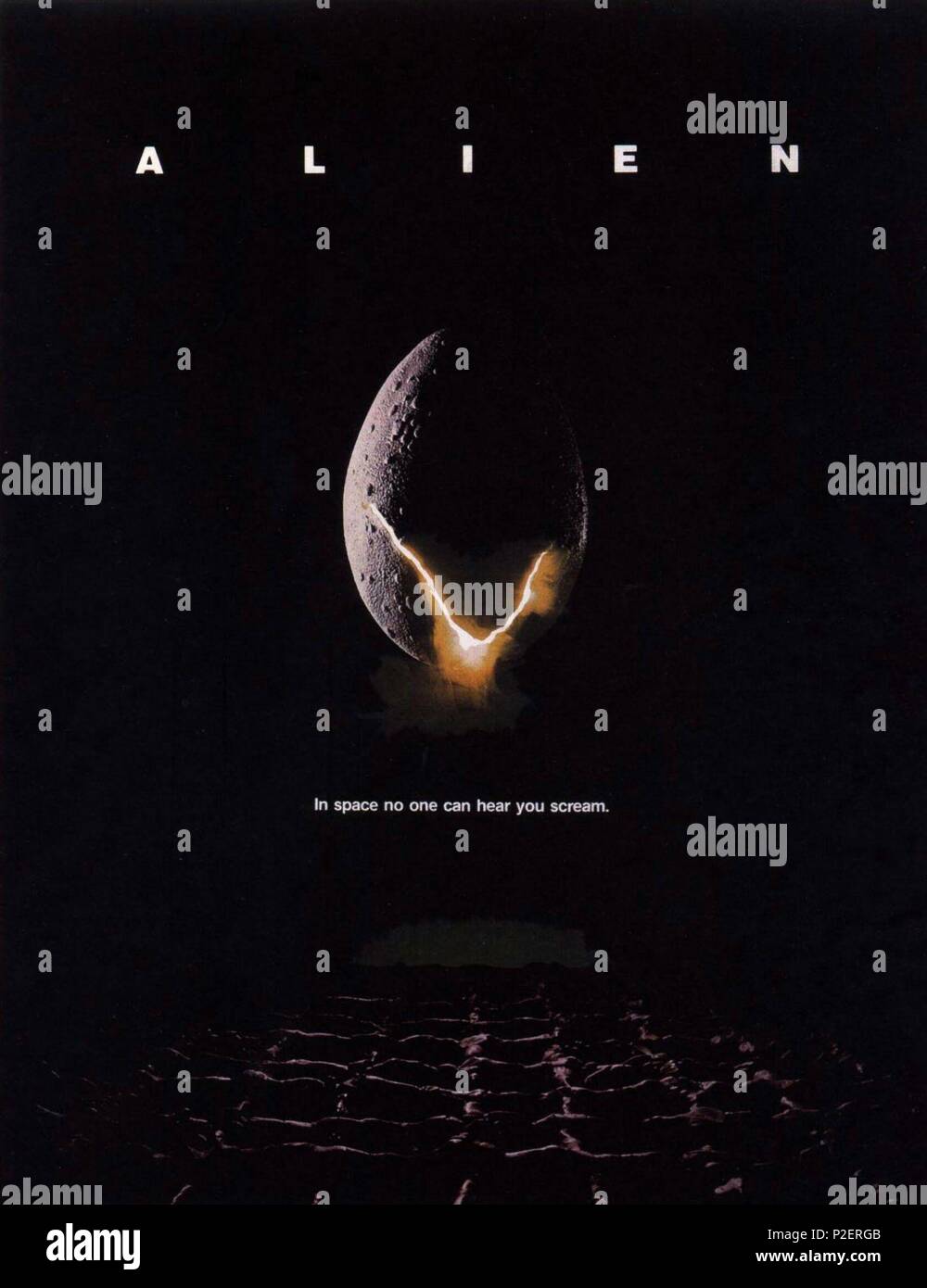Affiche du film titre du film extraterrestre Banque de photographies et d’images à haute