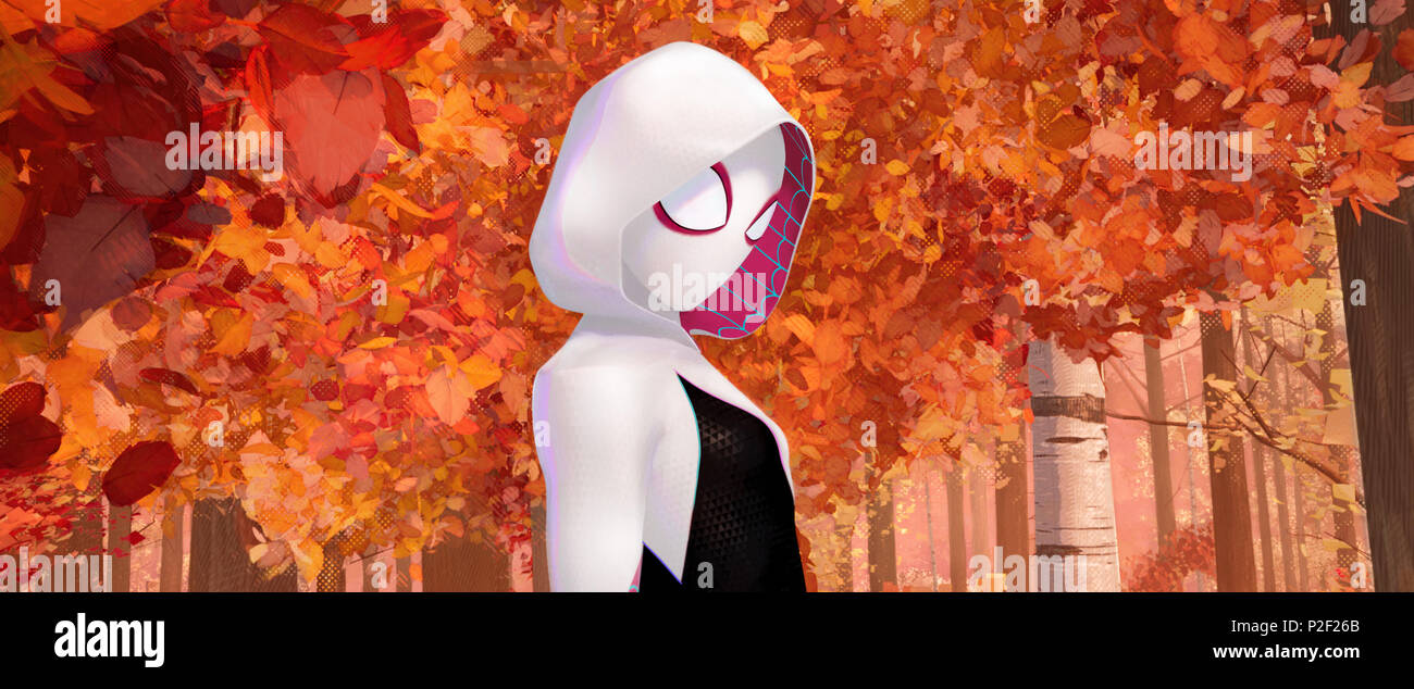 DATE DE SORTIE : Décembre 14, 2018 TITRE : Spider-Man : dans le studio : Spider-Verse Directeur Focus Features : Bob Persichetti, Peter Ramsey PLOT : Spider-Man traverse les dimensions parallèles et fait équipe avec l'Spider-Men de ces dimensions d'arrêter une menace pour toute la réalité. Avec : Gwen Stacy comme Spider-Gwen. (Crédit Image : © Columbia Pictures/photos) Banque D'Images