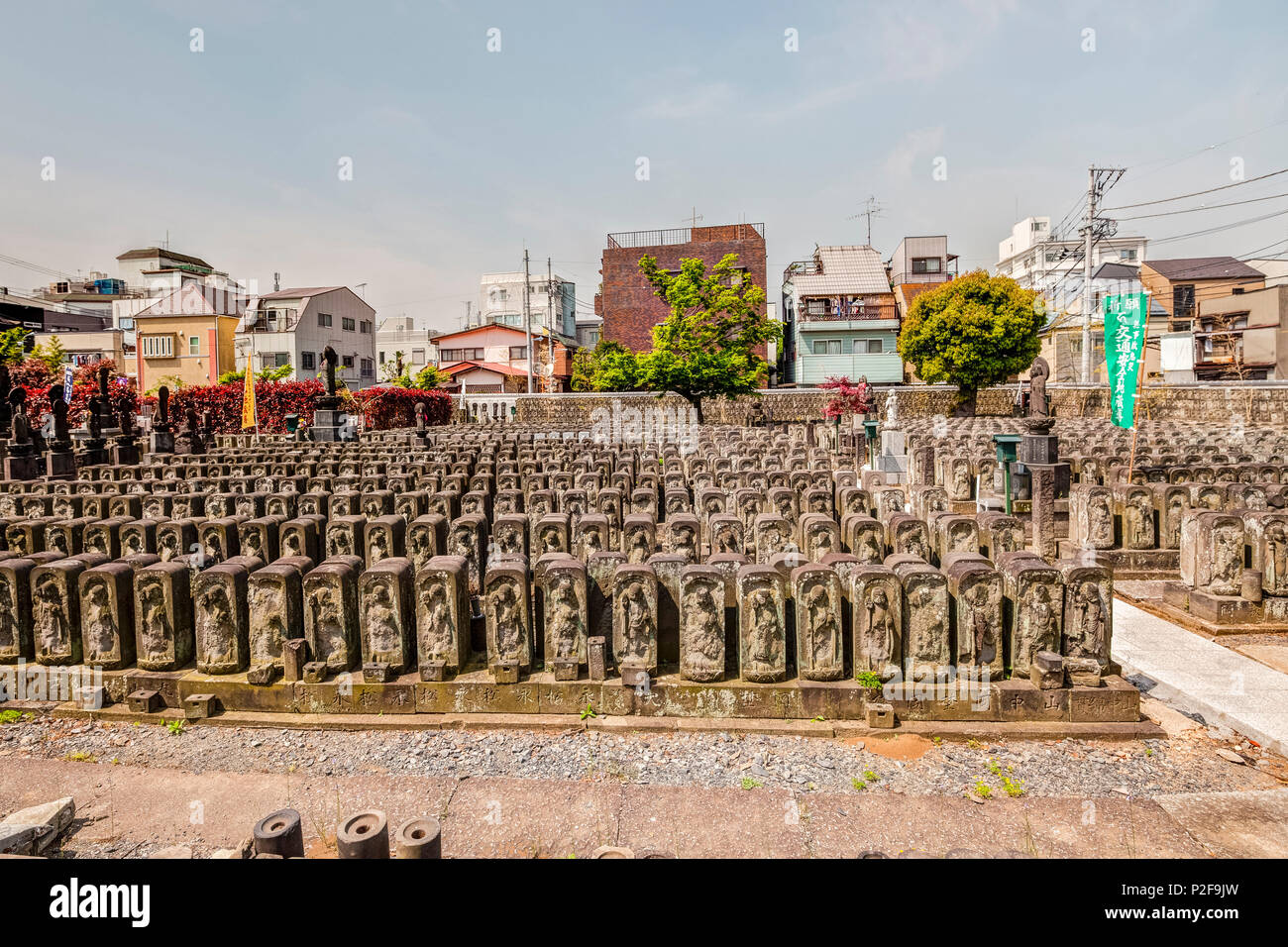 8400 à Jomyo Jizo-dans Temple à Yanaka, Taito-ku, Tokyo, Japon Banque D'Images