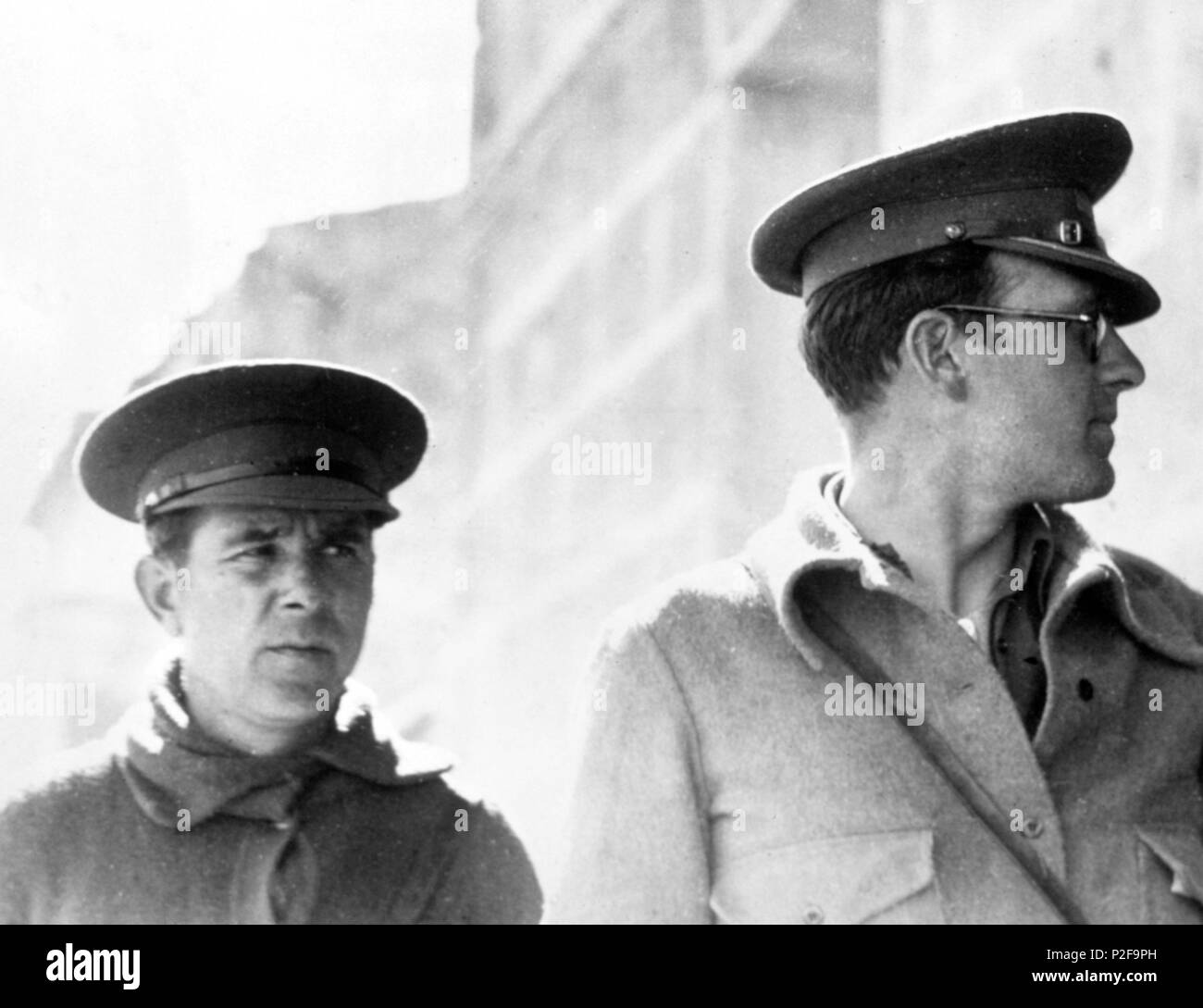 Robert Merriman, professeur d'économie à l'Université de Californie. Il rejoint les forces républicaines en Espagne pendant la guerre civile espagnole et a commandé le bataillon Abraham Lincoln des Brigades Internationales. Banque D'Images