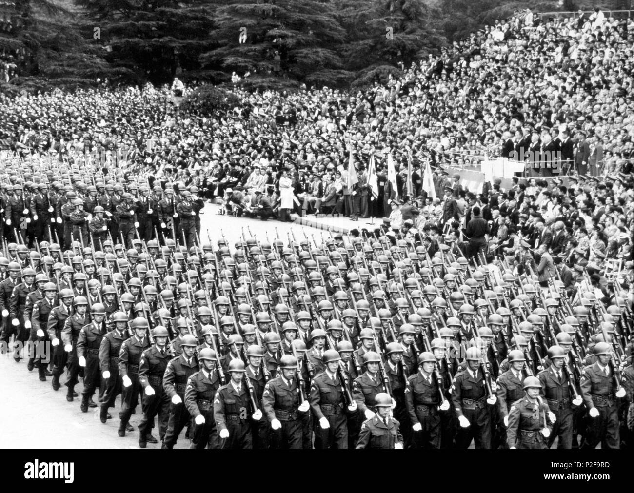 Seconde Guerre mondiale. Les troupes japonaises. Banque D'Images