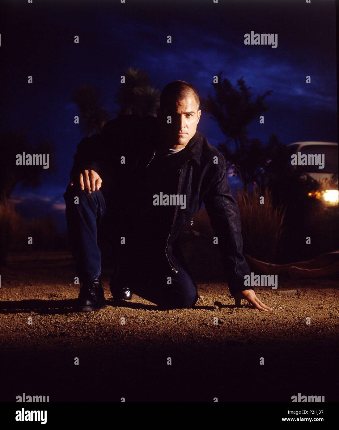 Titre original : CSI : Crime Scene Investigation-TV. Titre en anglais : CSI : Crime Scene Investigation. Année : 2000. Stars : GEORGE EADS. Credit : CBS Television / Album Banque D'Images