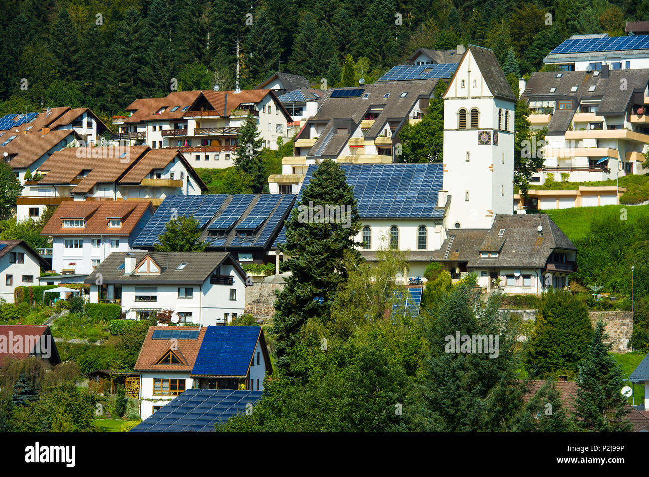 Schoenau, Wiesental, Forêt-Noire, Bade-Wurtemberg, Allemagne Banque D'Images