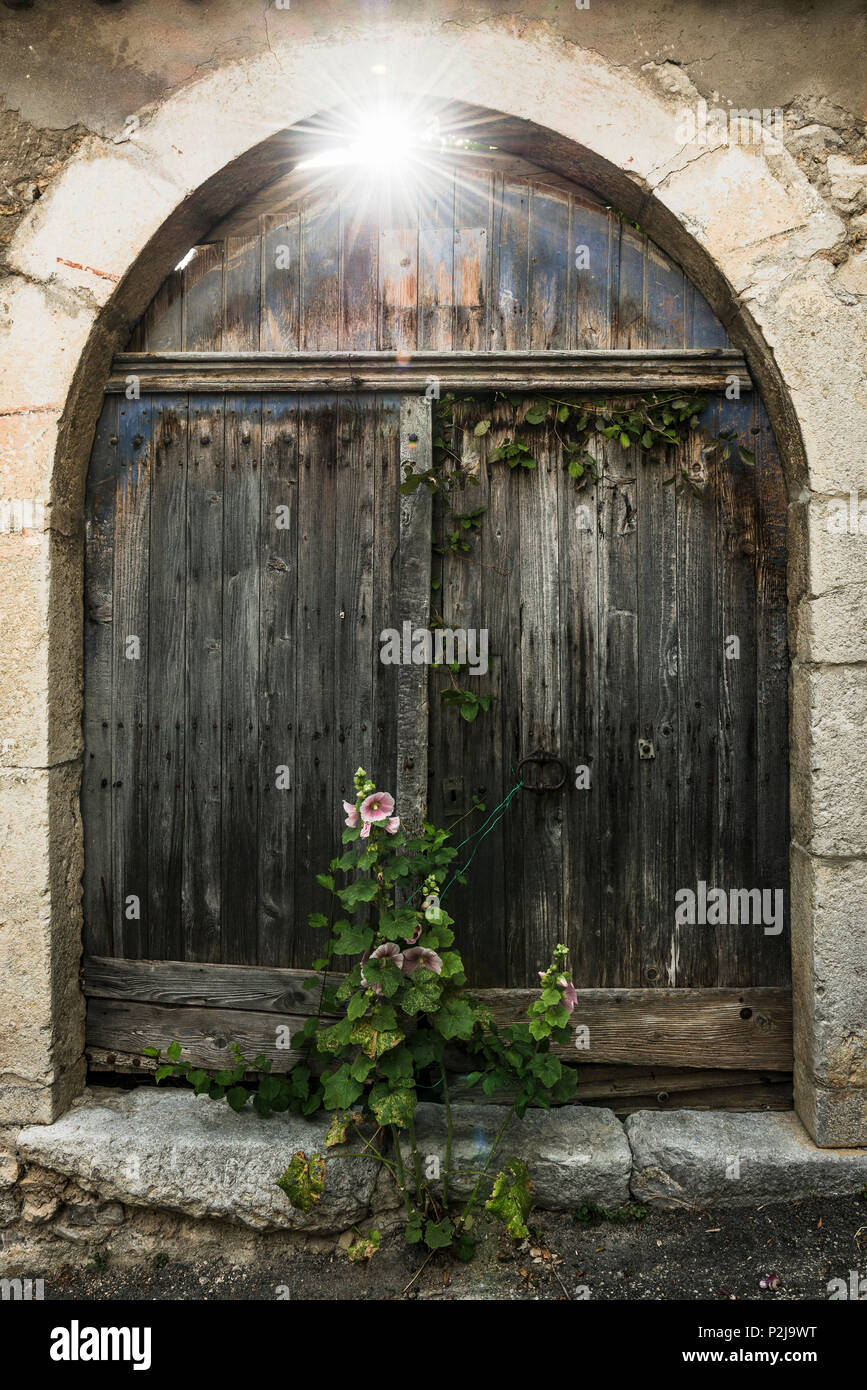 La Roche sur le bois, proche de Buis-les-Baronnies, Département de la Drôme, région Rhône-Alpes, Provence, France Banque D'Images