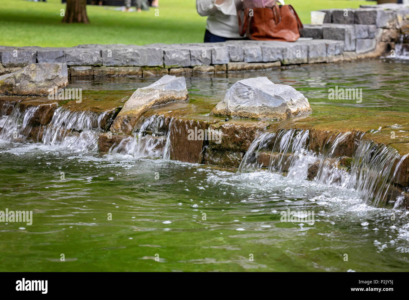 Jubilee Park, Canary Wharf, London Banque D'Images