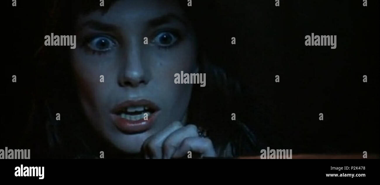 . Italiano : Capture d'écran del film La morte negli occhi del Gatto di Antonio Margheriti (1973) . 11 février 2012. Utente:46 Pakdooik La morte negli occhi del Gatto - Jane Birkin Banque D'Images